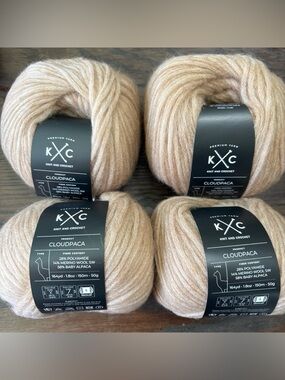 Knit and Crochet KXC Cloudpaca Yarn - Toasted Almond